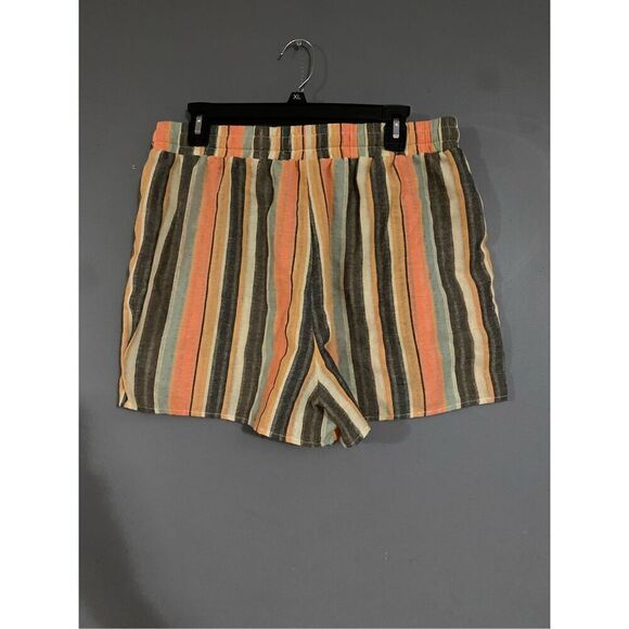 Shein Striped Beach Summer Drawstring Shorts Size 2XL NWOT - Picture 4 of 6